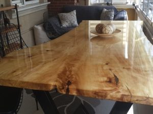 Epoksi kaplama mazel ahşap masa Çalışma masası Epoksili Masa