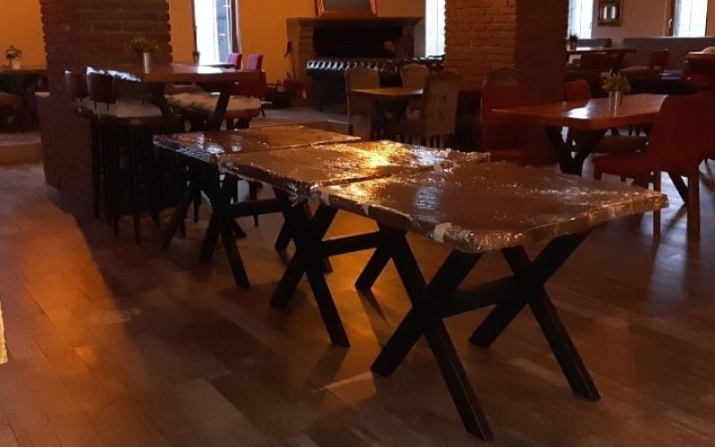 Restoran Cafe masaları Otel restoranı masaları